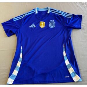 Adidas Argentina Jersey XL FIFA World Champions 2022 AFA Soccer Blue‎ Mens